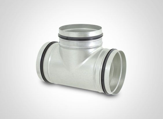 T-STUECK 90 GRAD DN 180/150 mit Lippendichtung