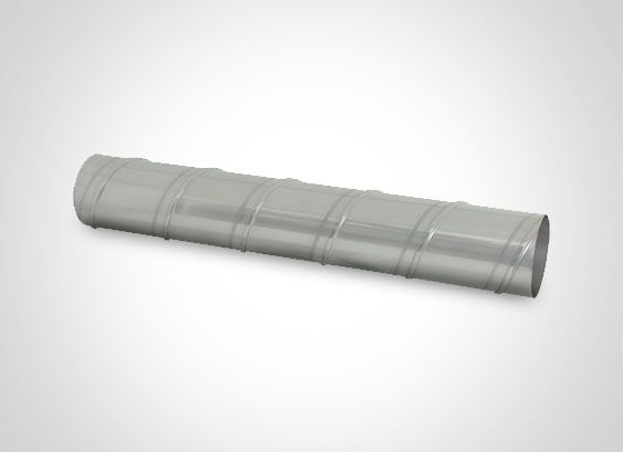 Wickelfalzrohr mit Dichtschnur D=200 mm