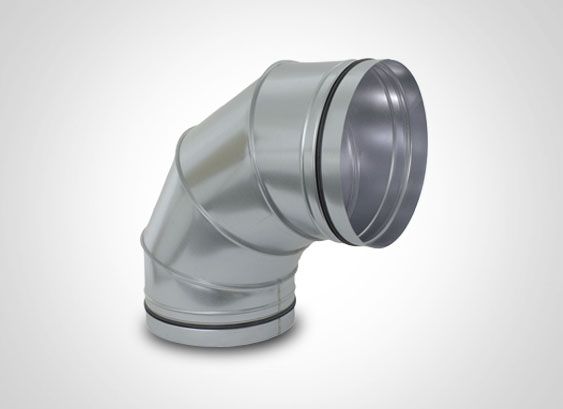 BOGEN SEGM. 90 GRAD DN 400 mit Lippendichtung