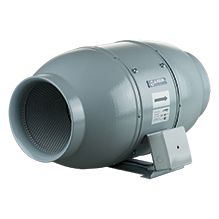 Schallgedämmter Rohrventilator Iso-Mix 125