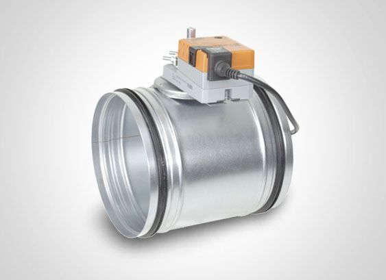 ABSPERRKLAPPE + LM230/24 DN 180 mit Lippendichtung